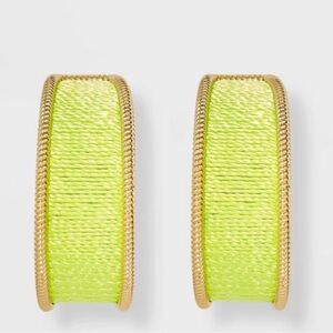 Baublebar Sugarfix Yellow Statement Earrings.